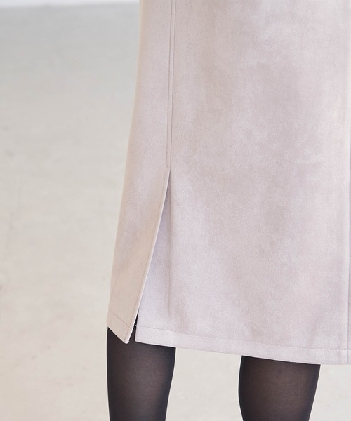 ROPE' PICNIC（ロペピクニック）の「リサイクルポリエステルダンボールアイラインスカート（スカート・レディース・チャコールグレー/キャメル/ベージュ系その他2・36/38/40）」の10枚目の写真