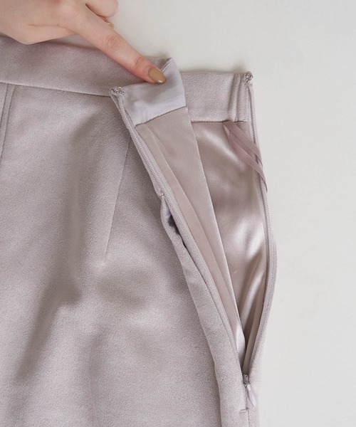 ROPE' PICNIC（ロペピクニック）の「リサイクルポリエステルダンボールアイラインスカート（スカート・レディース・チャコールグレー/キャメル/ベージュ系その他2・36/38/40）」の12枚目の写真