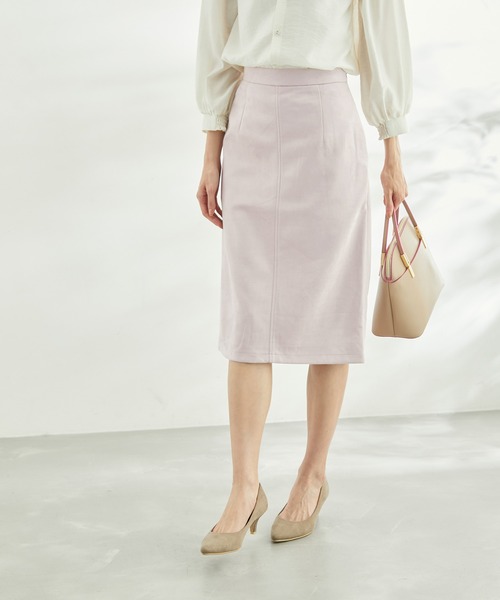 ROPE' PICNIC（ロペピクニック）の「リサイクルポリエステルダンボールアイラインスカート（スカート・レディース・チャコールグレー/キャメル/ベージュ系その他2・36/38/40）」の20枚目の写真