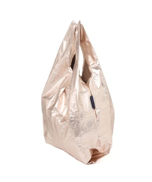 BAYFLOW（ベイフロー）の「【BAGGU(バグゥ)】メタリック BABY 22（エコバッグ/サブバッグ・レディース・シルバーグレー/ベビーピンク/イエロー/ブラック・0）」の7枚目の写真