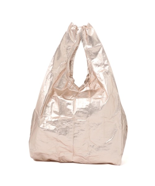 BAYFLOW（ベイフロー）の「【BAGGU(バグゥ)】メタリック BABY 22（エコバッグ/サブバッグ・レディース・シルバーグレー/ベビーピンク/イエロー/ブラック・0）」の8枚目の写真
