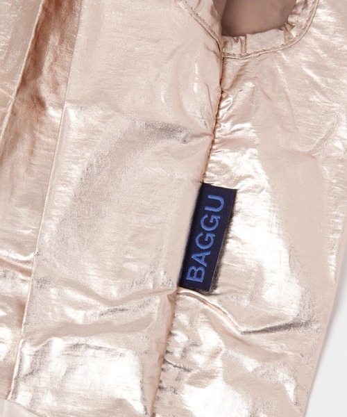 BAYFLOW（ベイフロー）の「【BAGGU(バグゥ)】メタリック BABY 22（エコバッグ/サブバッグ・レディース・シルバーグレー/ベビーピンク/イエロー/ブラック・0）」の13枚目の写真