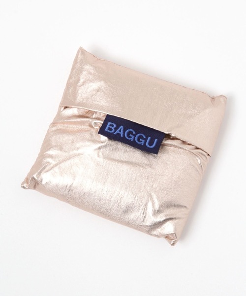 BAYFLOW（ベイフロー）の「【BAGGU(バグゥ)】メタリック BABY 22（エコバッグ/サブバッグ・レディース・シルバーグレー/ベビーピンク/イエロー/ブラック・0）」の16枚目の写真