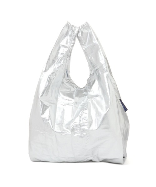 BAYFLOW（ベイフロー）の「【BAGGU(バグゥ)】メタリック BABY 22（エコバッグ/サブバッグ・レディース・シルバーグレー/ベビーピンク/イエロー/ブラック・0）」の19枚目の写真