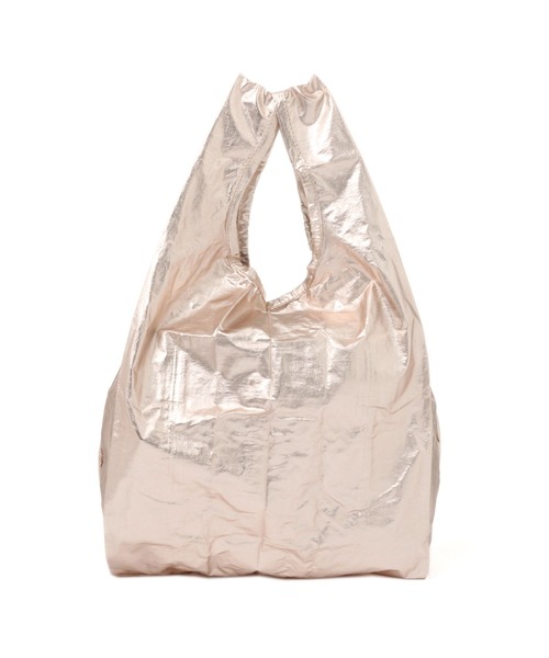 BAYFLOW（ベイフロー）の「【BAGGU(バグゥ)】メタリック BABY 22（エコバッグ/サブバッグ・レディース・シルバーグレー/ベビーピンク/イエロー/ブラック・0）」の20枚目の写真