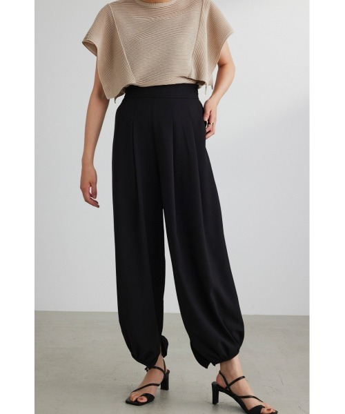 STYLEMIXER(スタイルミキサー)の「ヘムカッティングバルーンパンツ(その他パンツ・レディース・ブラック/カーキ・MEDIUM/SMALL)」の2枚目の写真