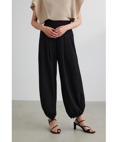 STYLEMIXER(スタイルミキサー)の「ヘムカッティングバルーンパンツ(その他パンツ・レディース・ブラック/カーキ・MEDIUM/SMALL)」の4枚目の写真