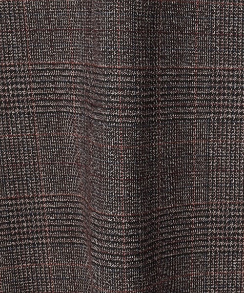 NICOLE white(ニコルホワイト)の「サイドベルトチェックワンピース(ジャンパースカート・レディース・ブラウン/チャコール・FREE)」の10枚目の写真