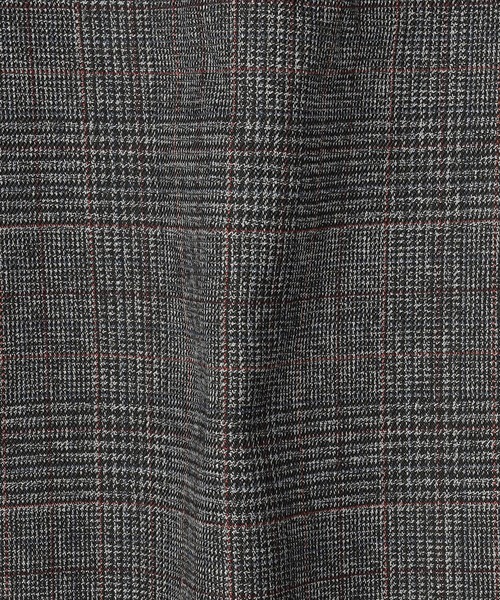 NICOLE white(ニコルホワイト)の「サイドベルトチェックワンピース(ジャンパースカート・レディース・ブラウン/チャコール・FREE)」の11枚目の写真