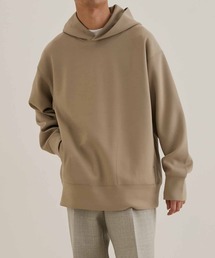 鹿の子ダンボール ルーズシルエット パーカー