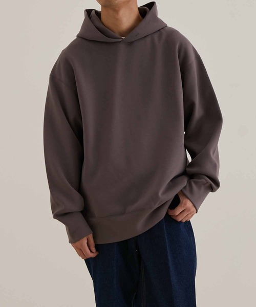 ADAM ET ROPE'（アダムエロペ）の「鹿の子ダンボール ルーズシルエット パーカー（パーカー・メンズ・パープル系その他6/ブラック/ベージュ系その他2・S/M/L）」の20枚目の写真