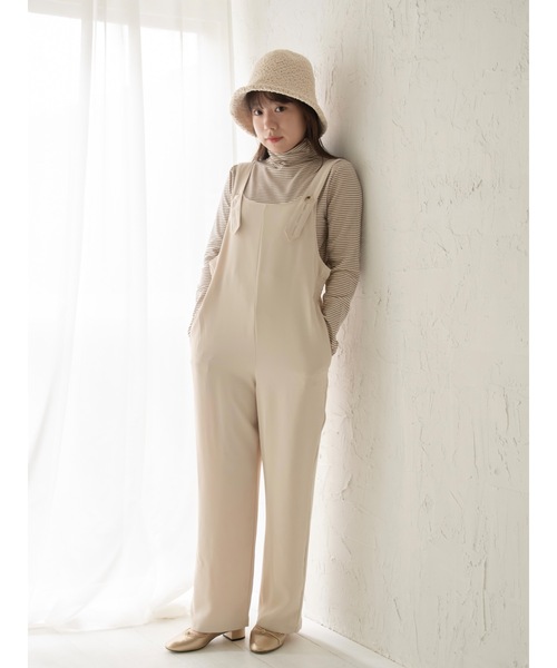 JUMELLE(ジュメロ)の「【極暖】ボーダーフィンガータートル | 真冬 防寒(Tシャツ/カットソー・レディース・アイボリー/ブラック/ホワイト/グレー・MEDIUM)」の15枚目の写真