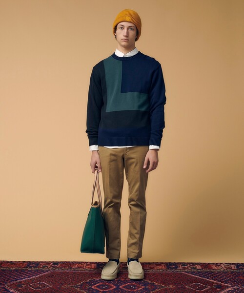 TAKEO KIKUCHI(タケオキクチ)の「◆ニットキャップ(ニットキャップ/ビーニー・メンズ・ネイビー/モスグリーン/こしょう色系・00)」の9枚目の写真