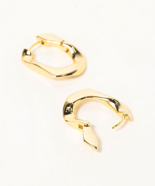 Ray BEAMS(レイビームス)の「Ray BEAMS / キヘイ ナカオレ ピアス(ピアス(両耳用)・レディース・シルバー/ゴールド・ONE SIZE)」の6枚目の写真
