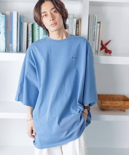 PBLIM(ページボーイリム)の「PAGEBOYLIM/ブリーチビックT(Tシャツ/カットソー・レディース・ブルー/ブラウン・LARGE/MEDIUM)」の13枚目の写真