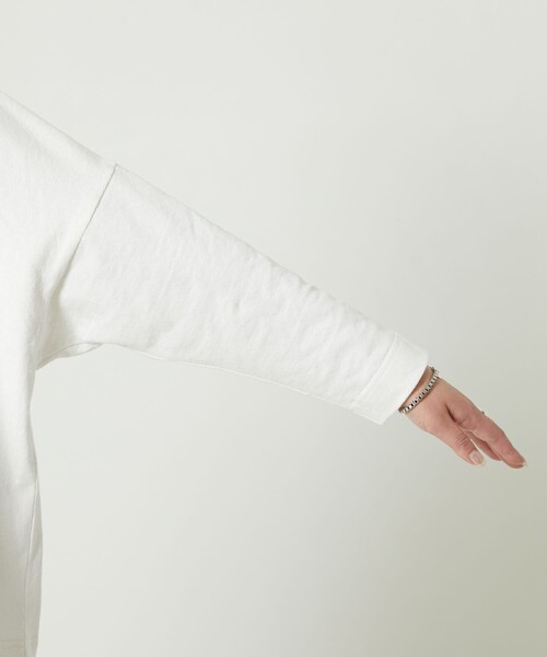 FREAK'S STORE（フリークスストア）の「【限定展開】バスクロングスリーブTシャツ（Tシャツ/カットソー・レディース・ブラック/ベージュ/パープル/ネイビー/オフホワイト/オレンジ/グリーン/その他1/ホワイト×ブラック/チャコール/その他/ピンク/ブルー・ﾌﾘ-）」の17枚目の写真