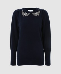 COLLEEN JUMPER CASHMERE WOOL NAVY
