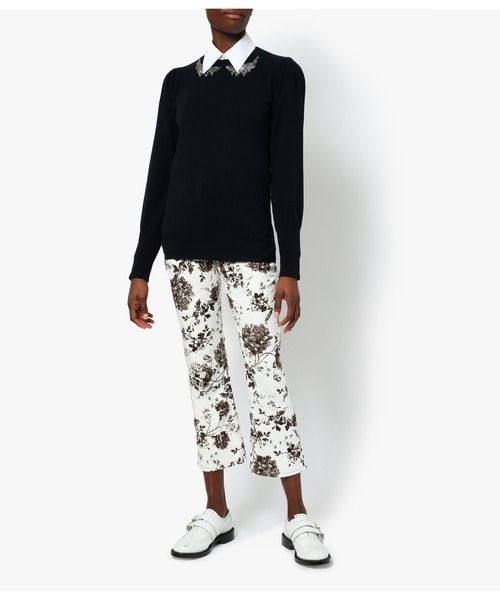 Erdem（アーデム）の「COLLEEN JUMPER CASHMERE WOOL NAVY（ニット/セーター・レディース・ネイビー・XS/S）」の3枚目の写真
