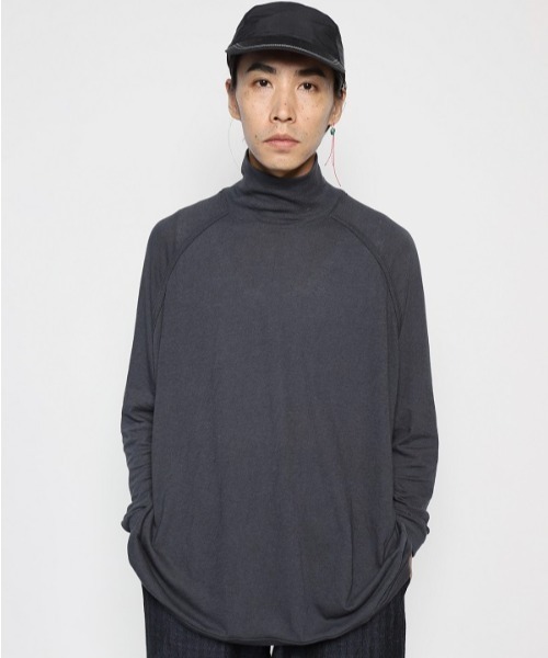 O project(オープロジェクト)の「【O PROJECT】TURTLE NECK TEE - steel(Tシャツ/カットソー・メンズ・グレー系その他2/グレー系その他・M)」の8枚目の写真