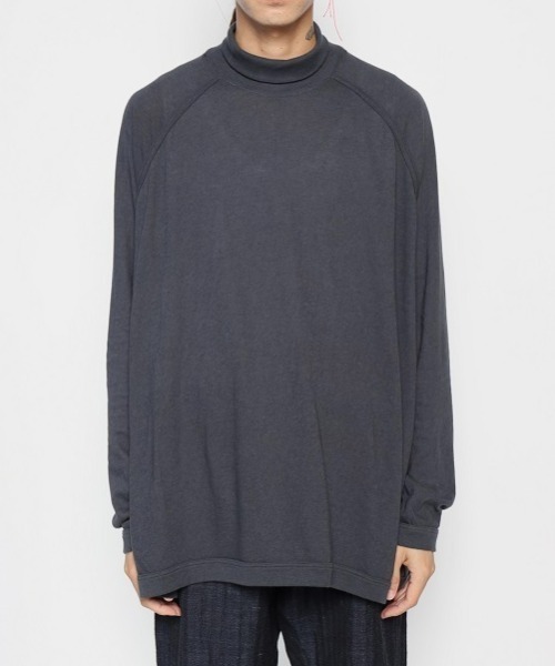 O project(オープロジェクト)の「【O PROJECT】TURTLE NECK TEE - steel(Tシャツ/カットソー・メンズ・グレー系その他2/グレー系その他・M)」の9枚目の写真