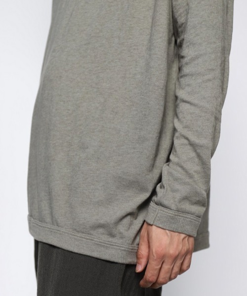 O project(オープロジェクト)の「【O PROJECT】TURTLE NECK TEE - steel(Tシャツ/カットソー・メンズ・グレー系その他2/グレー系その他・M)」の4枚目の写真
