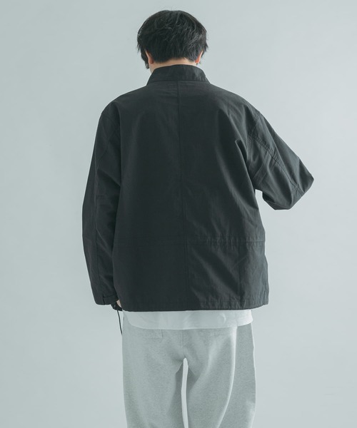 FORK&SPOON（フォークアンドスプーン）の「『ユニセックス』FORK&SPOON　ショートモッズ（モッズコート・メンズ・ブラック/カーキ・4/5）」の10枚目の写真