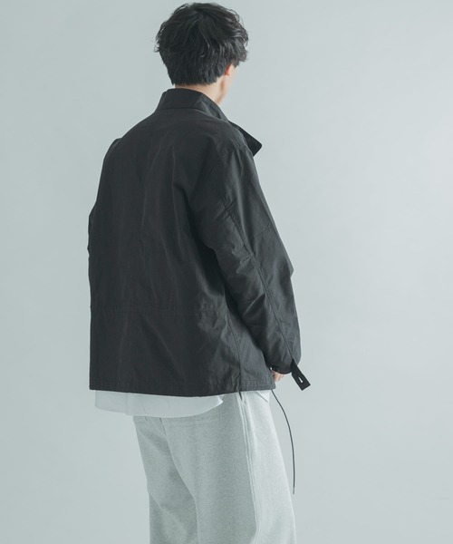 FORK&SPOON（フォークアンドスプーン）の「『ユニセックス』FORK&SPOON　ショートモッズ（モッズコート・メンズ・ブラック/カーキ・4/5）」の11枚目の写真