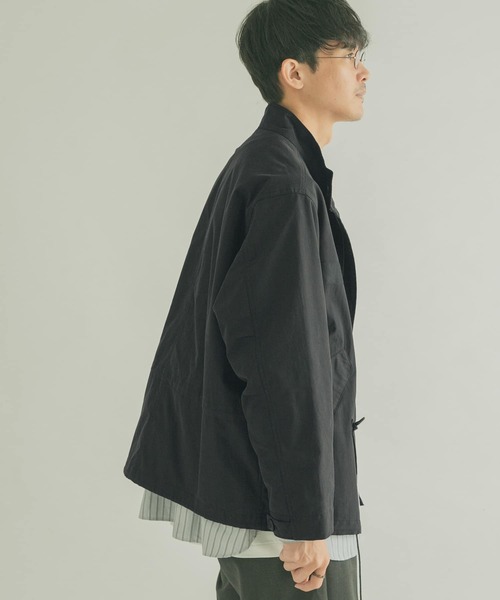 FORK&SPOON（フォークアンドスプーン）の「『ユニセックス』FORK&SPOON　ショートモッズ（モッズコート・メンズ・ブラック/カーキ・4/5）」の16枚目の写真