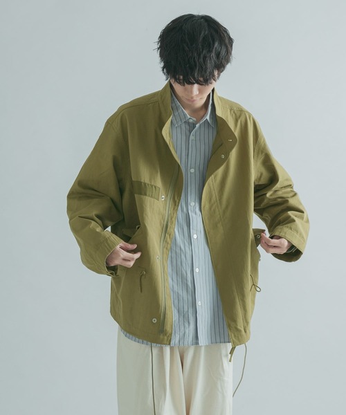 FORK&SPOON（フォークアンドスプーン）の「『ユニセックス』FORK&SPOON　ショートモッズ（モッズコート・メンズ・ブラック/カーキ・4/5）」の19枚目の写真