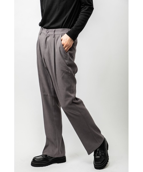 Beno（ビーノ）の「モールスキン センタープレス フレア スラックス（スラックス・メンズ・ブラック/グリーン/チャコールグレー/イエロー・M/L）」の3枚目の写真