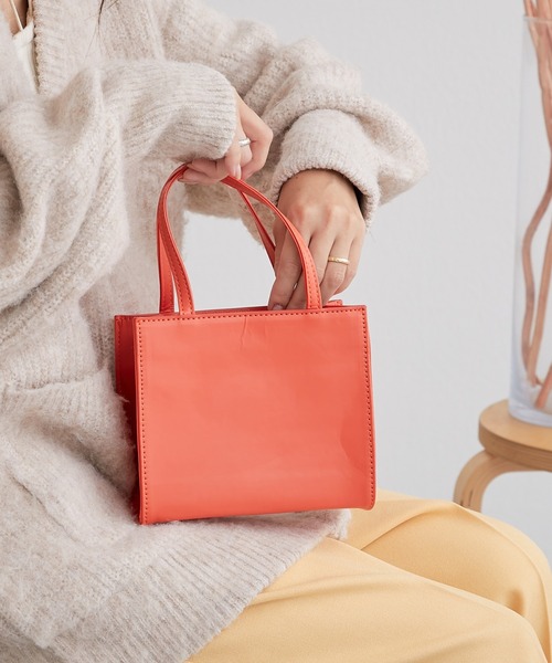 CIAOPANIC TYPY（チャオパニックティピー）の「【CPC SCAMP】スクエアミニショルダーバッグ（ショルダーバッグ・レディース・ブラック/ゴールド/オレンジ/グリーン/ボルドー・ONE SIZE）」の14枚目の写真