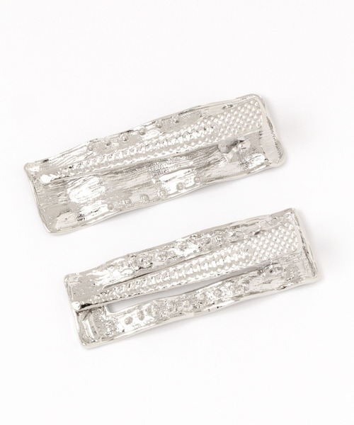 niko and...（ニコアンド）の「メタルスクエアクリップセット（ヘアピン・レディース・グレー/イエロー・0）」の4枚目の写真