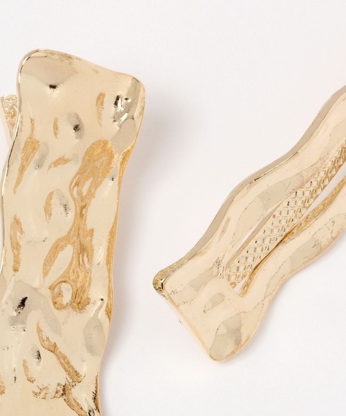 niko and...（ニコアンド）の「メタルスクエアクリップセット（ヘアピン・レディース・グレー/イエロー・0）」の3枚目の写真