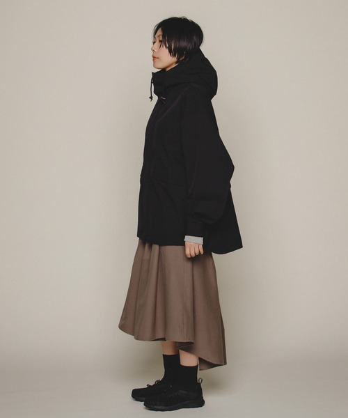 Uiscel撥水ボリュームマウンテンパーカー