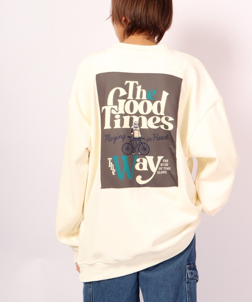 A.T,C in the attic homme(エーティーシーインジアティックオム)の「マイクロスエード POPPRINT ワイド トレーナー 2022AW(スウェット・メンズ・ブラック/ベージュ/オフホワイト/ホワイト系その他/グリーン/グリーン系その他・L/M)」の4枚目の写真