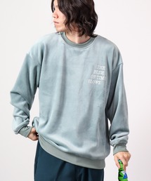 A.T,C in the attic homme（エーティーシーインジアティックオム）の「マイクロスエード POPPRINT ワイド トレーナー 2022AW（スウェット）」