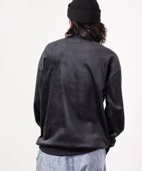 A.T,C in the attic homme(エーティーシーインジアティックオム)の「マイクロスエード POPPRINT ワイド トレーナー 2022AW(スウェット・メンズ・ブラック/ベージュ/オフホワイト/ホワイト系その他/グリーン/グリーン系その他・L/M)」の9枚目の写真