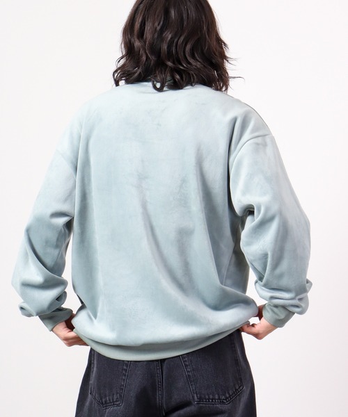 A.T,C in the attic homme(エーティーシーインジアティックオム)の「マイクロスエード POPPRINT ワイド トレーナー 2022AW(スウェット・メンズ・ブラック/ベージュ/オフホワイト/ホワイト系その他/グリーン/グリーン系その他・L/M)」の13枚目の写真