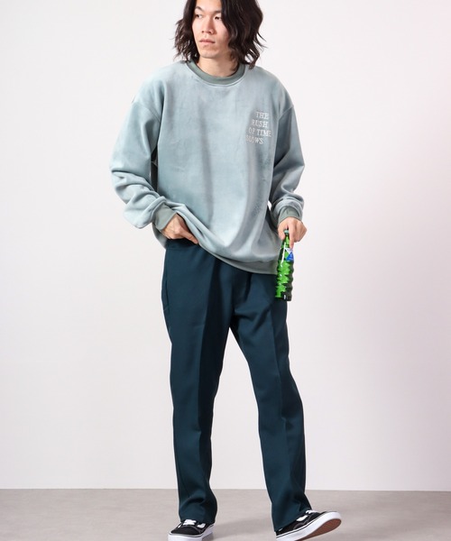 A.T,C in the attic homme(エーティーシーインジアティックオム)の「マイクロスエード POPPRINT ワイド トレーナー 2022AW(スウェット・メンズ・ブラック/ベージュ/オフホワイト/ホワイト系その他/グリーン/グリーン系その他・L/M)」の18枚目の写真