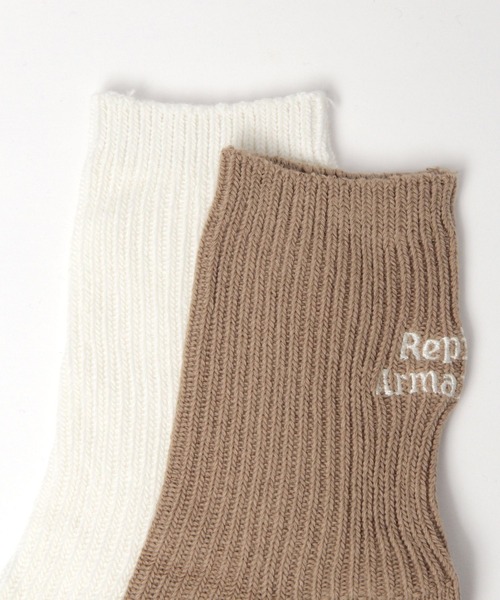 repipi armario（レピピ アルマリオ）の「バックロゴリブソックス（ソックス/靴下・キッズ・パープル/イエロー/ホワイト/ブラウン/グリーン/ブラック/その他6/ピンク/オレンジ系その他/バイオレット/グリーン系1・FREE）」の15枚目の写真