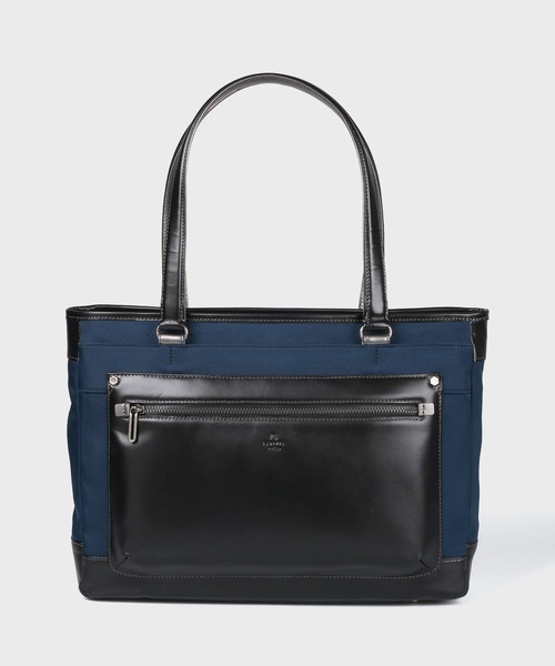 LANVIN en Bleu（ランバンオンブルー）の「“テック” ビズトート 13.3インチPC対応（トートバッグ・メンズ・ブラック/ダークブルー/カモフラージュ・FREE）」の3枚目の写真