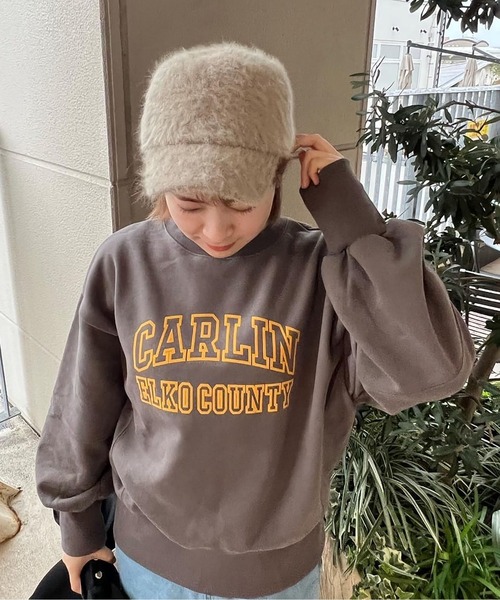 FREE'S MART（フリーズマート）の「シャギーキャップ（キャップ・レディース・ブラック/グレー・ﾌﾘ-）」の12枚目の写真