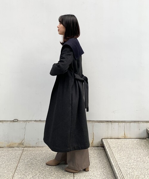 OPAQUE.CLIP(オペークドットクリップ)の「◆折り返しデザインワイドパンツ(その他パンツ・レディース・ダークオレンジ/グレー/ブラック・36/38)」の11枚目の写真