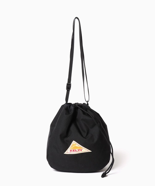 KELTY（ケルティ）の「KELTY/ケルティ REVERSIBLE KINCHAKU ショルダーバッグ 巾着バッグ（ショルダーバッグ・メンズ・オリーブ/タン/ブラウン/ブラック/セージグリーン・FREE）」の2枚目の写真