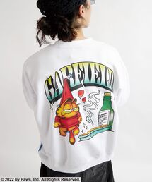 SEQUENZ（シークエンズ）の「【SEQUENZ】GARFIELD LOVE LASAGNA CREW NECK SWEAT / ガーフィールド ラブ ラザニア クルーネック スウェット（スウェット・メンズ）」