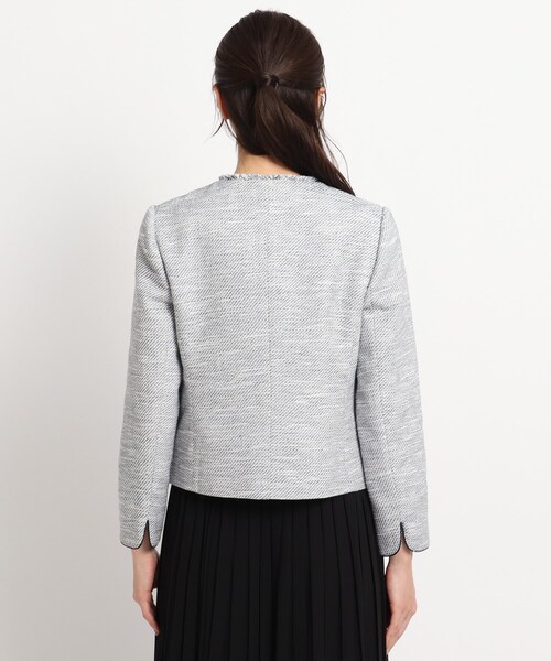 セール】【セレモニー/入卒】ツィード クルーネック ジャケット＜S～L