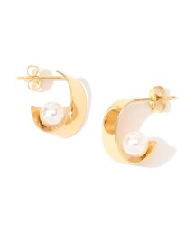 januka januka×TOMORROWLAND バロックパール ピアス 別注】januka×TOMORROWLAND バロックパールピアス