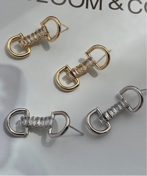 Burner（バーナー）の「【OKUOKU　0909】 シャイニーリングピアス oku-pierce-649971102282-64（ピアス（両耳用）・レディース・A/B・FREE）」の4枚目の写真