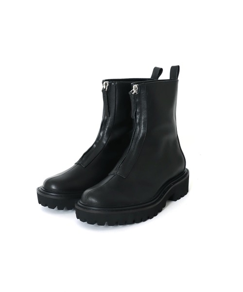 Jines（ジネス）の「センタージップ・ステアレザーEVAトラックソールブーツ【CHIAKI KATAGIRI】（ブーツ・レディース・ブラック/ブラウン・24.5cm/23.0cm/24.0cm/23.5cm）」の2枚目の写真