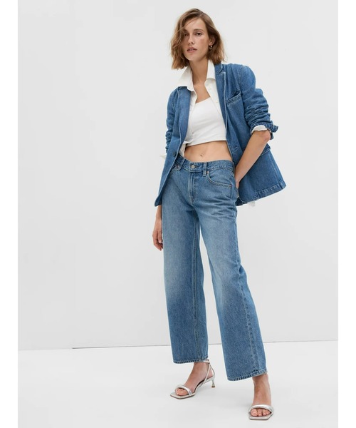 ギャップ ローライズスリムデニムパンツ サイズ4 ダークグレー系 スタイルアップ ギャップ ローライズスリムデニムパンツ サイズ4 ダークグレー系